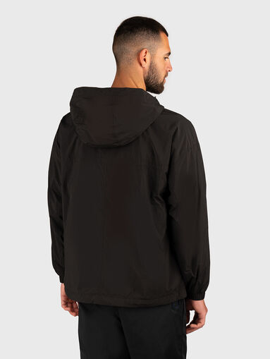 Transitional jacket with hood and logo - 3