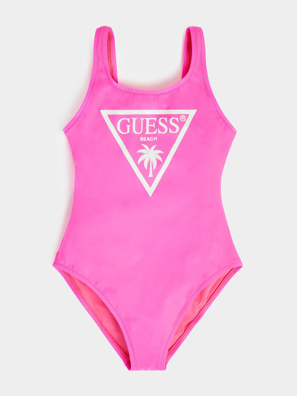 One-piece swimsuit whit logo detail - 1