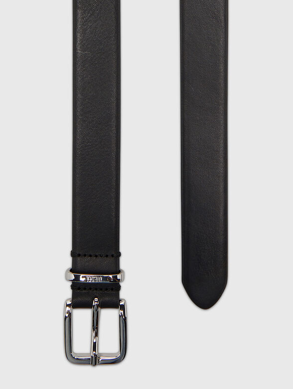Black leather belt - 2