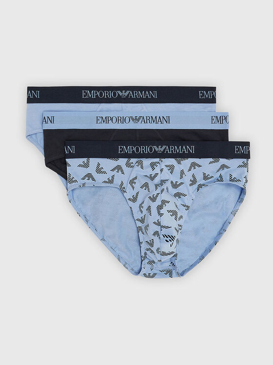 Set of three briefs with logo - 1