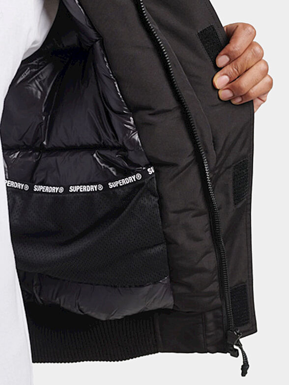 EVEREST black padded jacket - 3