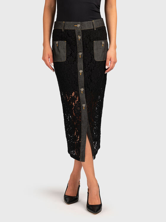 Lace midi skirt - 1