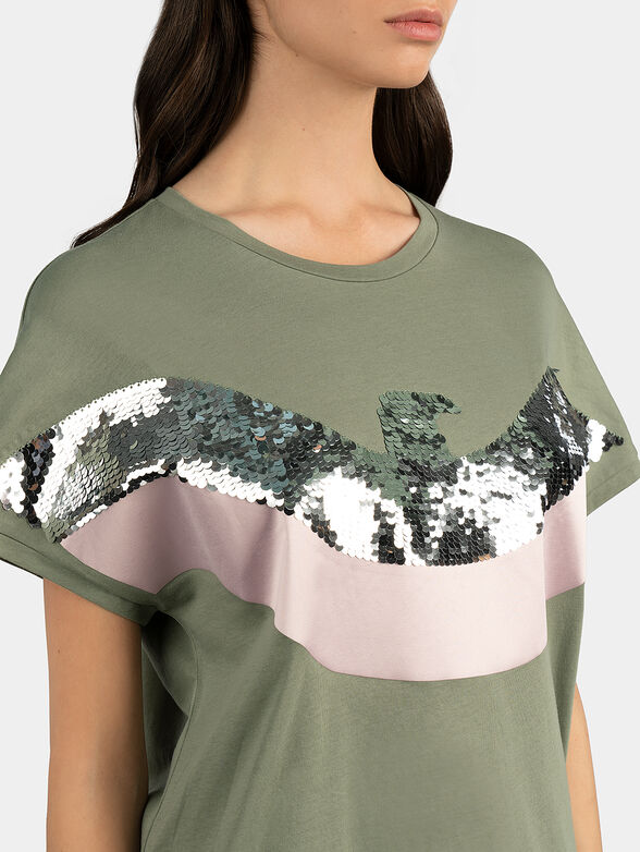 Cotton t-shirt with logo detail - 2