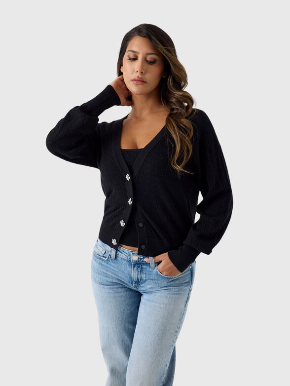NINA Black cardigan - 1