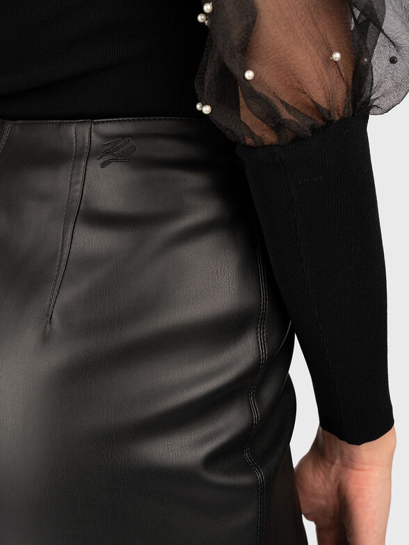 Faux leather skirt - 3