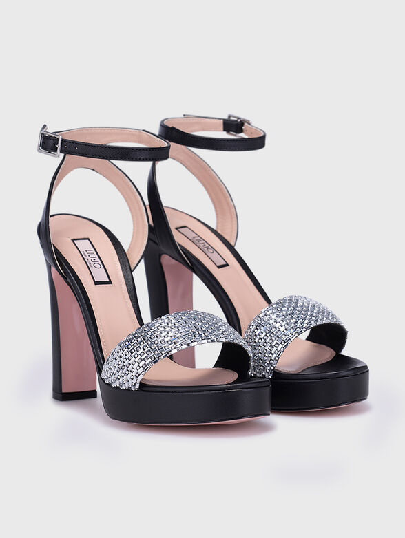 KRISTINE blach sandals  - 1