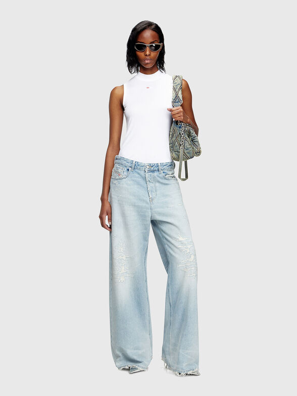 1996 D-SIRE L.30 jeans with accent rips - 4