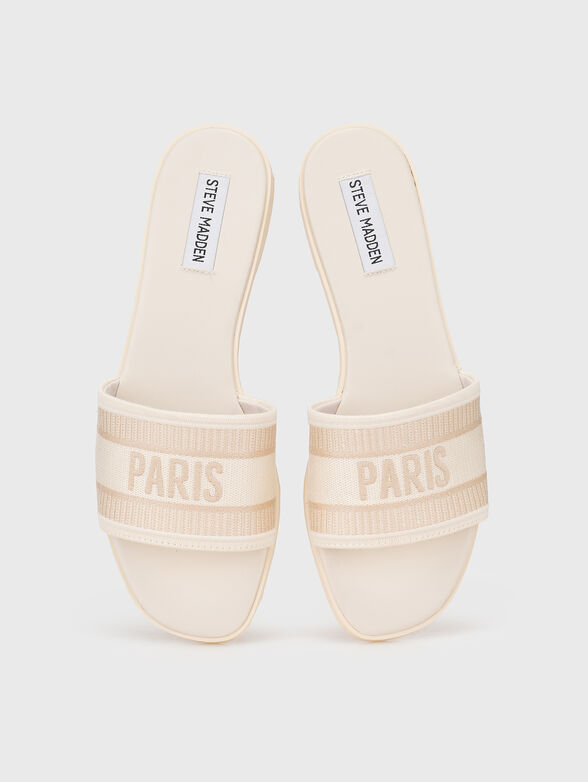 KNOX slippers with gold accents - 6