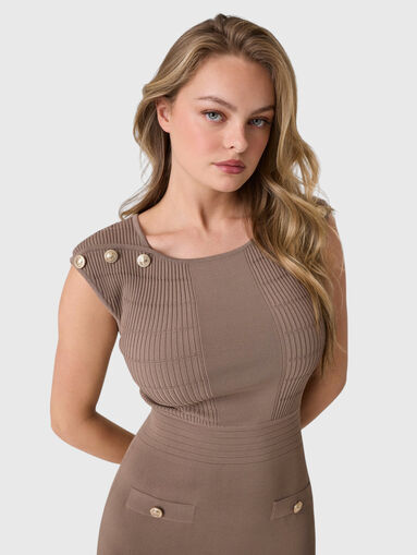 CARMEN Beige dress - 5