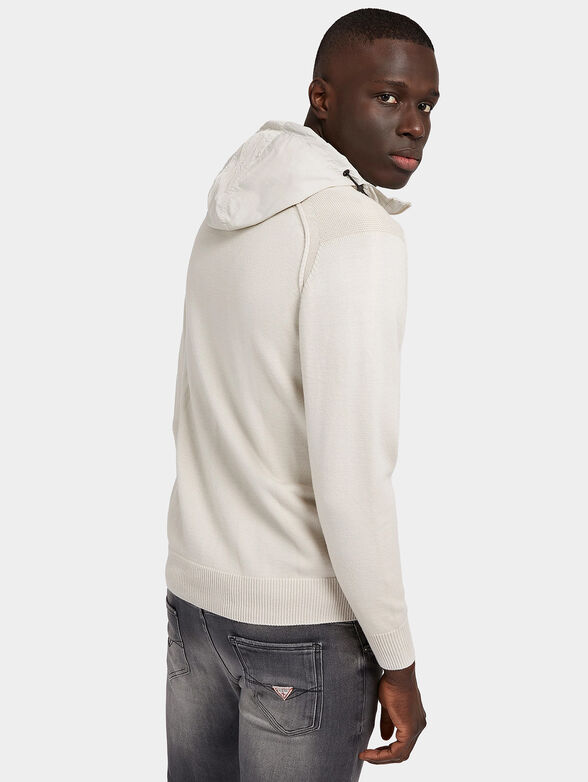 OSMUND hooded cardigan with zip - 3