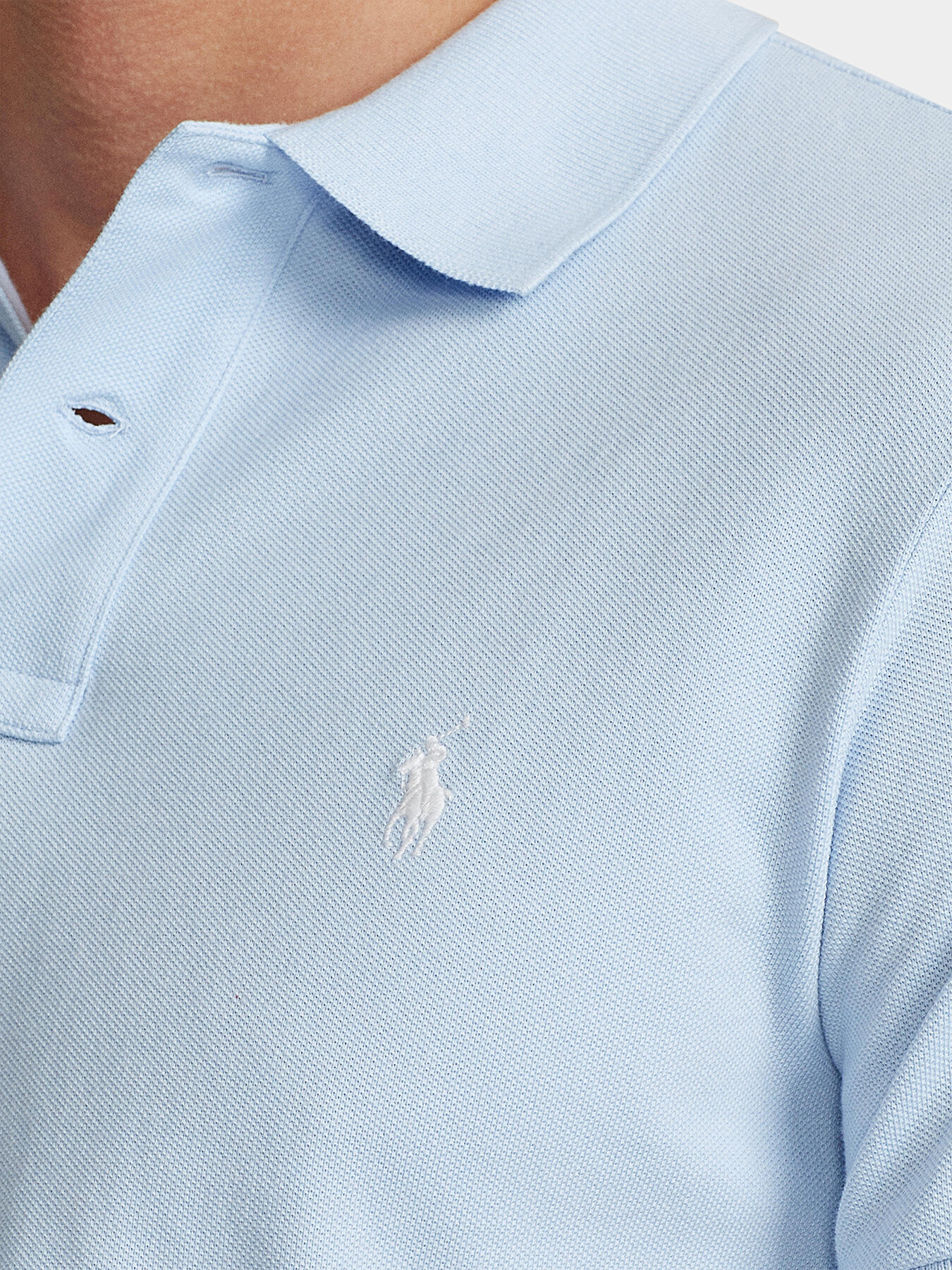Polo shirt in light blue colour brand POLO RALPH LAUREN