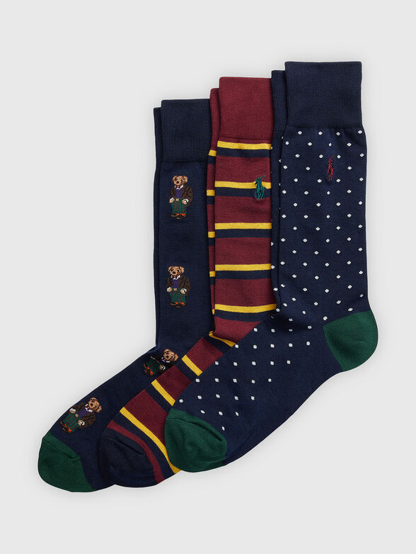 Set of three pairs of socks  - 2