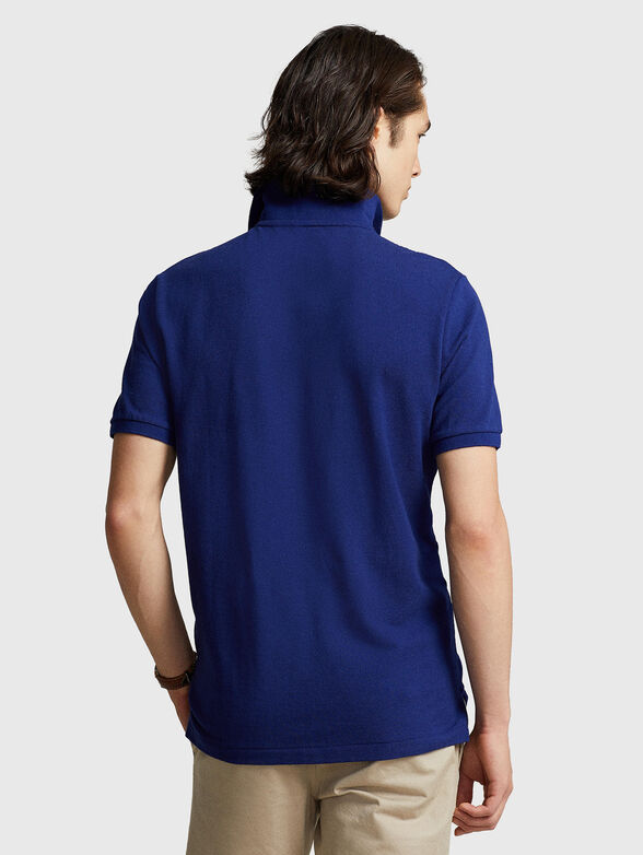 Polo-shirt with contrasting logo embroidery - 3
