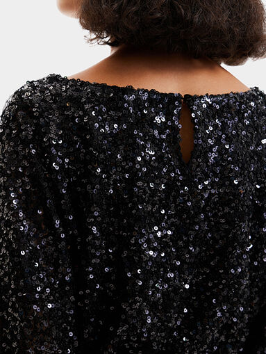 SATURNO mini dress with sequins - 4