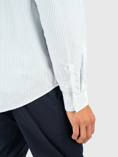 Stripe cotton shirt - 5