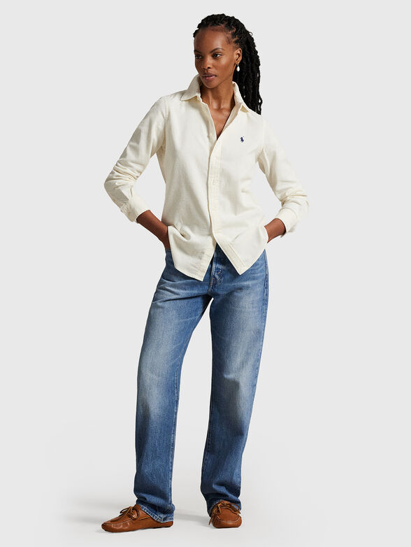 Slim fit corduroy shirt - 2