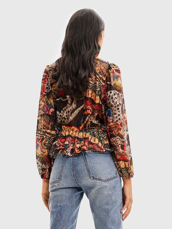 Multicolored blouse - 3