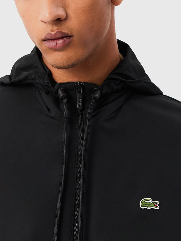 Black jacket with hood - 4