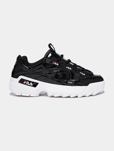 D-FORMATION Patent look sneakers - 1