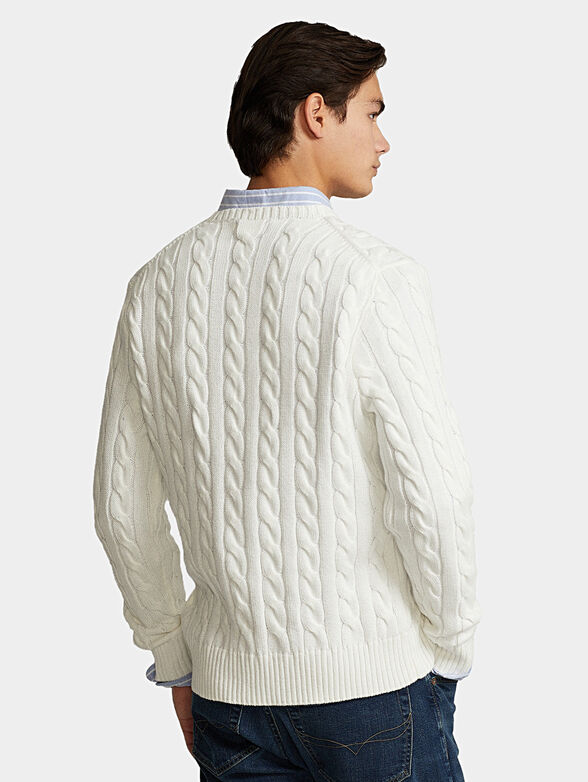 Sweater with logo embroidery - 4