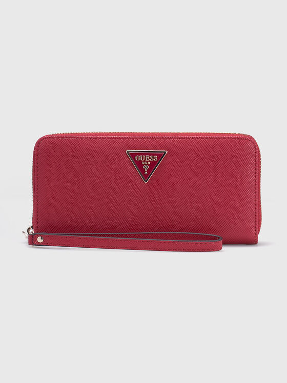 Портмоне с цип и лого - 1