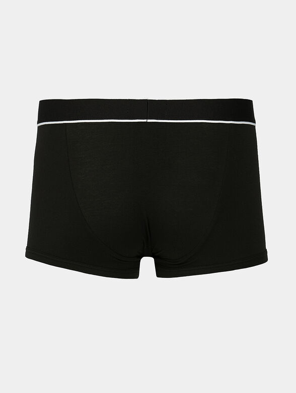 Black cotton boxer trunks - 2