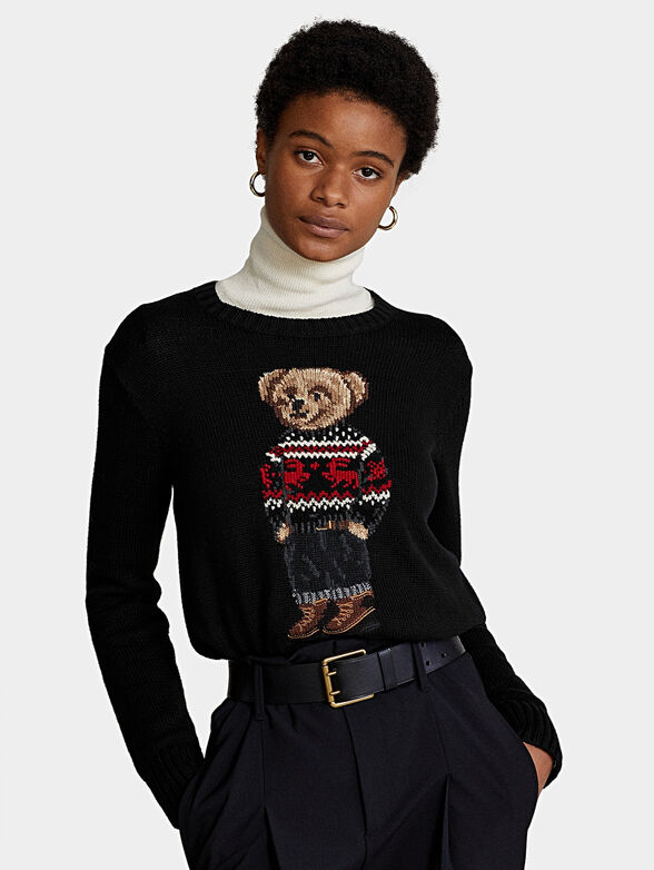Polo Bear Black sweater - 1