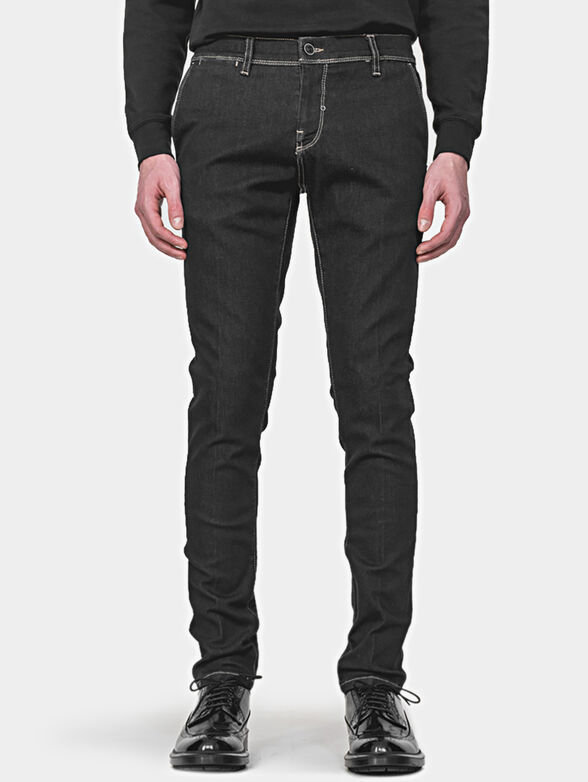 MASON Black slim fit jeans - 1
