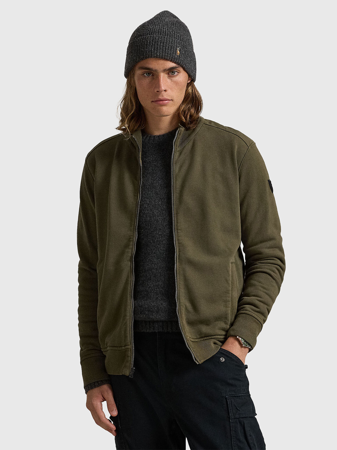 Sweatshirt with zipper brand POLO RALPH LAUREN