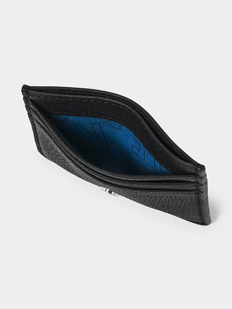 CONI black leather cardholder - 3