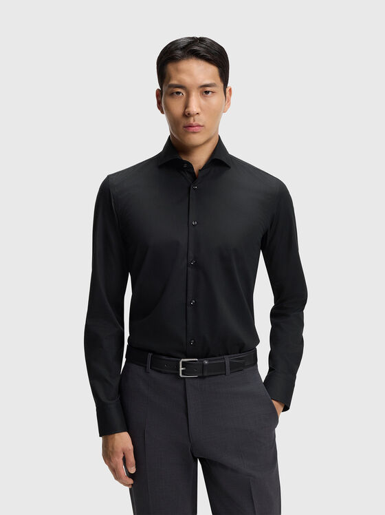 Памучна риза с дълъг ръкав - 1