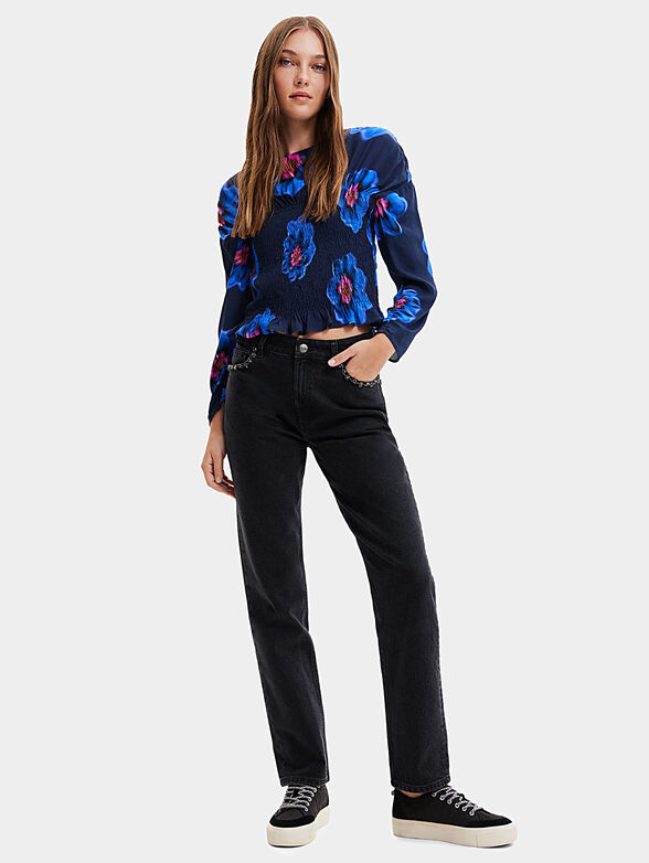 MARTINA blouse with floral motifs - 2