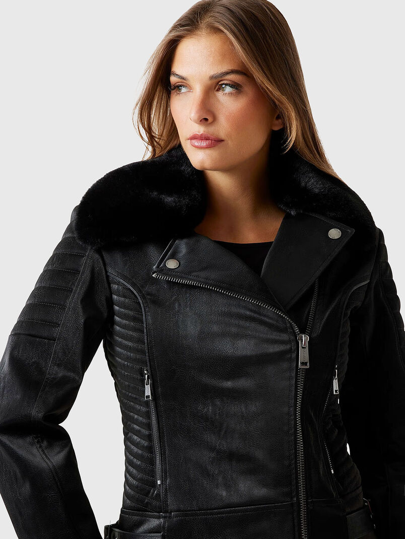 DARCEY jacket with accent collar - 3
