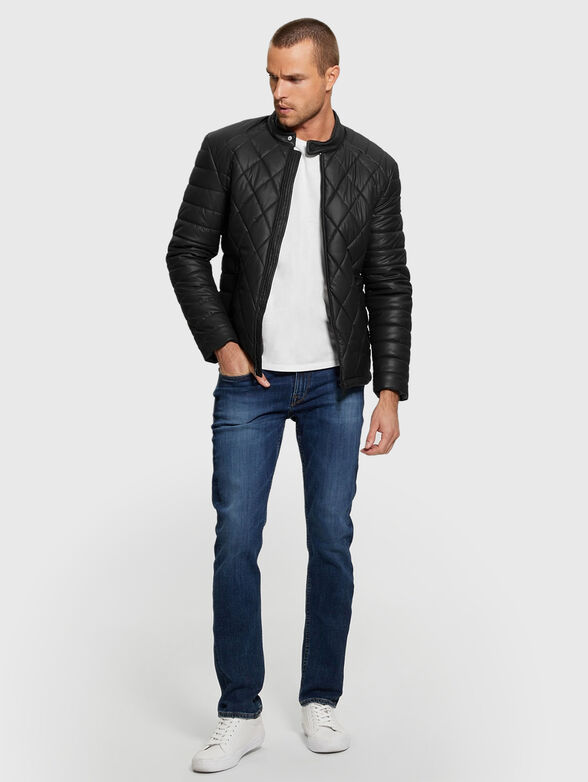 Black quilted jacket  - 2
