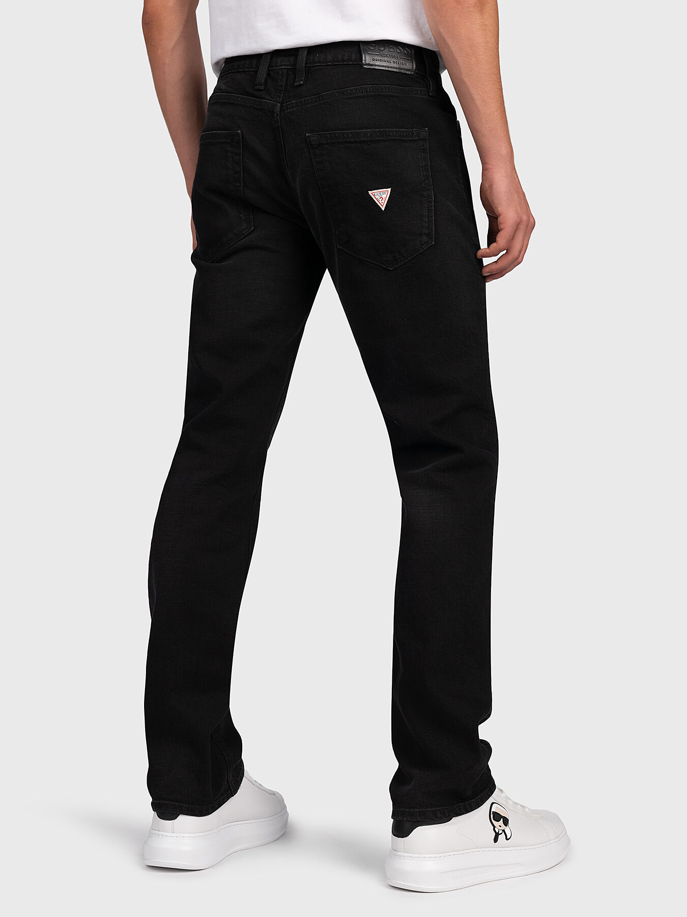 Guess black and white jeans online