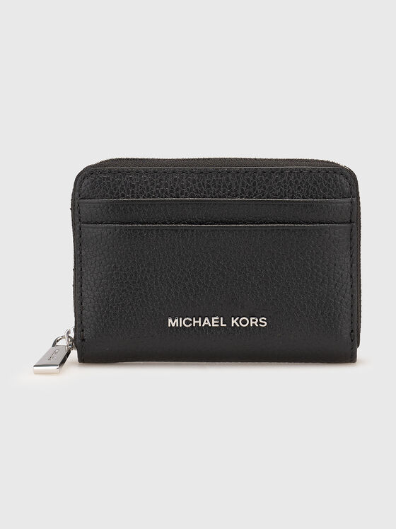 Портмоне от естествена кожа с лого - 1