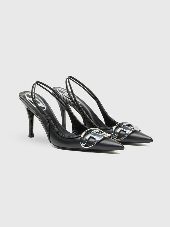 D-VENUS leather slingback pumps - 2