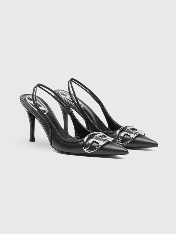 D-VENUS leather slingback pumps - 2
