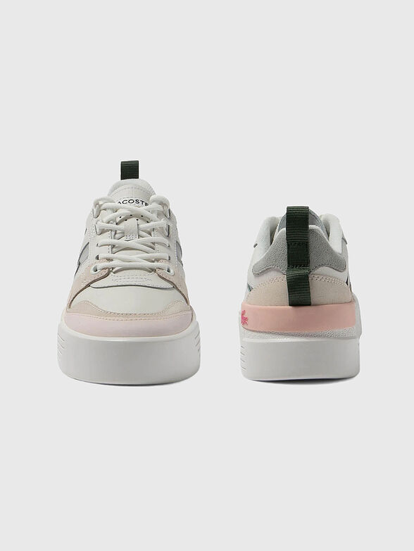 Sneakers with contrast logo detail - 5