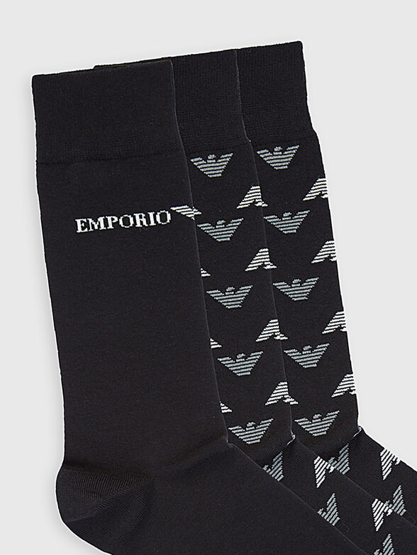 Set of two pairs socks with logo - 2