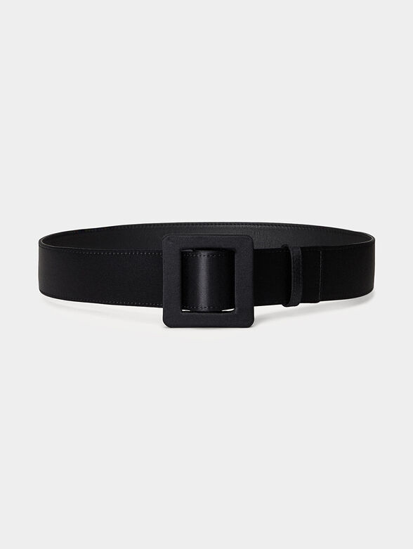 Black satin belt - 1