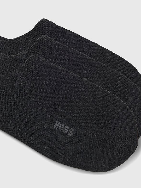 Set of three pairs of cotton socks - 2