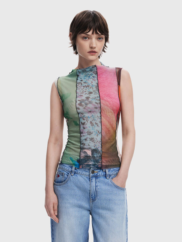 Top with translucent effect - 0