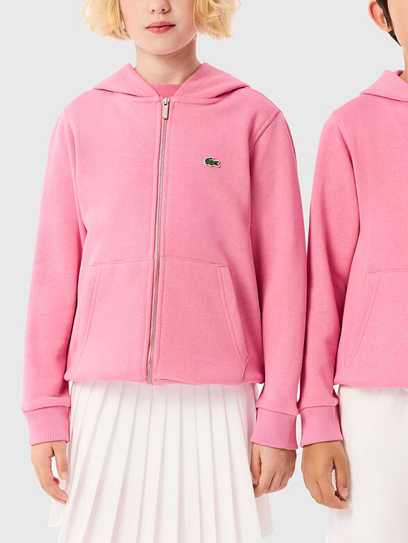 Unisex hooded sweatshirt with zip - 1