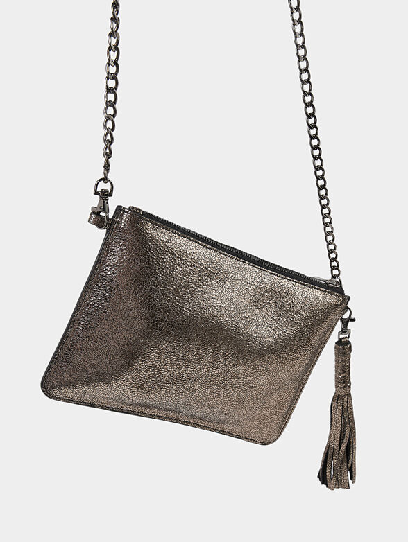 VERA clutch with logo detail - 2