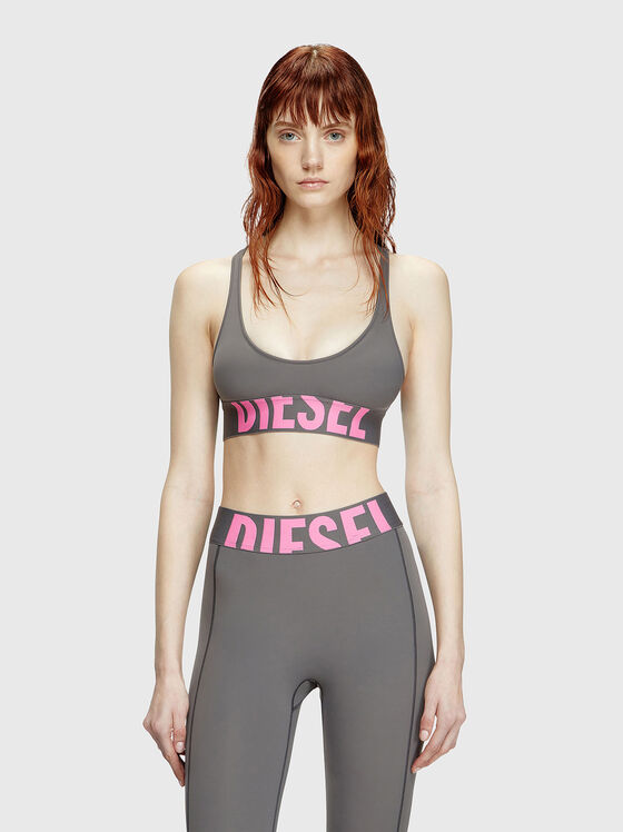 Спортен сутиен ALLISON-D-POP с лого акцент - 1