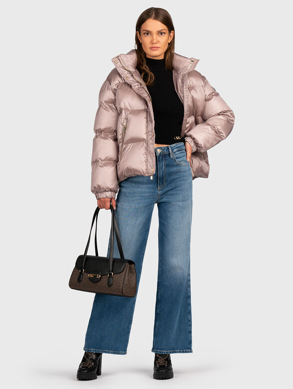 Jeans with logo detail and wide leg - 4