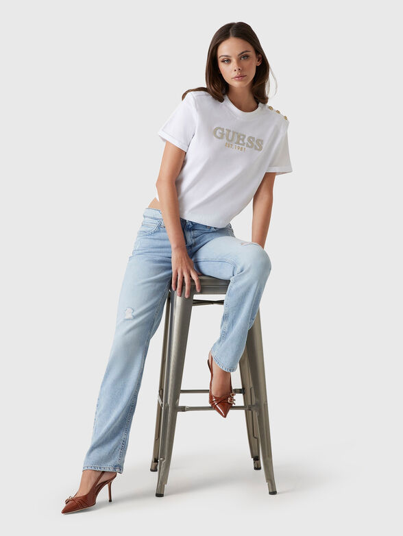 Short T-shirt with logo - 2