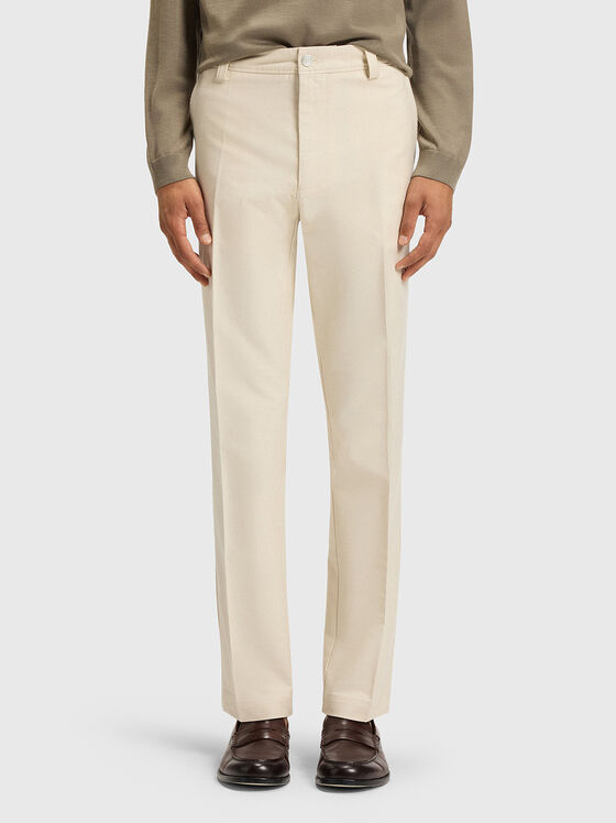 Прав панталон с джобове - 1