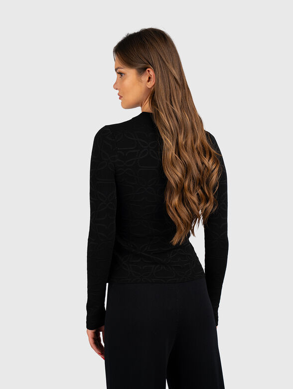 Sweater with floral embroidery - 2